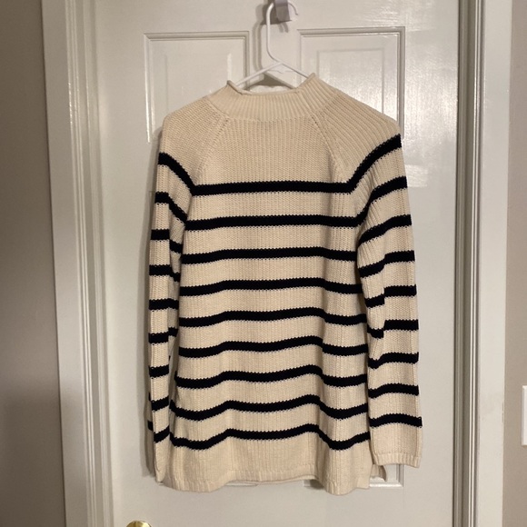 Talbots Nautical Strip Sweater Large - Picture 3 of 4